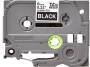 Brother Laminated tape 6mm - White on black - TZe - Grey - Thermal transfer - Brother - PT-1280HK - PT-1280SN - PT-1280KT - PT-D200HK - PT-1100SN - PT-1100KT - PT-2100VP - PT-2730 - PT-7600,...