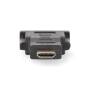Nedis HDMI™ -Adapter / HDMI™ Stecker / DVI-D 24+1-Pin Buchse / Vergoldet / Gerade / ABS / Anthrazit / 1 Stück / Box