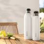 Brita sodaTRIO Edelstahlflasche weiß groß Wasseraufbereiter und Zubehör