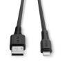 LINDY USB Typ A an Lightning Ladekabel verstärkt 0,5m (31290)