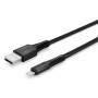 LINDY USB Typ A an Lightning Ladekabel verstärkt 0,5m (31290)