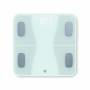 Nedis WIFI-SmartLife-Personenwaage / Bluetooth® / BMI / BMR / Fett / Gebeine / Gewicht / Muskeln / Wasser / 12 / Max. Last: 180 kg / Android™ / IOS / ABS / Glas / Weiss