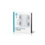 Nedis WIFI-SmartLife-Personenwaage / Bluetooth® / BMI / BMR / Fett / Gebeine / Gewicht / Muskeln / Wasser / 12 / Max. Last: 180 kg / Android™ / IOS / ABS / Glas / Weiss