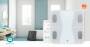 Nedis WIFI-SmartLife-Personenwaage / Bluetooth® / BMI / BMR / Fett / Gebeine / Gewicht / Muskeln / Wasser / 12 / Max. Last: 180 kg / Android™ / IOS / ABS / Glas / Weiss