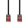 Nedis CAT6-Netzwerkkabel / RJ45 Stecker / RJ45 Stecker / U/UTP / 1.50 m / Rund / PVC / Schwarz / Label