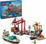 LEGO® City 60422 Hafen mit Frachtschiff