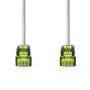 Nedis CAT7-Netzwerkkabel / S/FTP / RJ45 Stecker / RJ45 Stecker / 1.00 m / Snagless / Rund / LSZH / Grau / Label