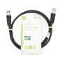 Nedis BNC-Videokabel / BNC-Stecker / BNC-Stecker / Vernickelt / 75 Ohm / 1.00 m / Rund / PVC / Schwarz / Label
