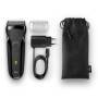 Braun Series 3 301s - Foil shaver - 2 SensoFoil - Black - LED - Battery - Nickel-Metal Hydride (NiMH)