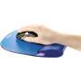 Fellowes 9114120 - Blue - Monotone - Gel - Plastic - Wrist rest