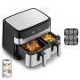Tefal EY905D Easy Fry & Grill Dual Heißluftfritteuse ede