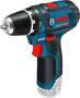 Bosch GSR 10,8-2-LI Professional - Pistol grip drill - Keyless - 1 cm - 1.9 cm - 1 cm - 1 mm