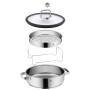 WMF Vitalis Dampfgarer mit Glasdeckel 28cm Dampfgarer