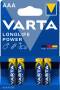 Varta High Energy AAA - Single-use battery - AAA - Alkaline - 1.5 V - 4 pc(s) - 44.5 mm