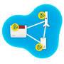 AVM FRITZ!Repeater 3000 AX - Wi-Fi 6 (802.11ax) - Tri-band (2.4 GHz / 5 GHz / 5 GHz) - Ethernet LAN - White - Portable router