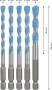 Bosch  HEX-9 MC Bohrer-Set, 5tlg 5.5/6/7/8 Mauerwerk- + Betonbohrer