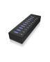 ICY BOX IB-AC6110 10-Port USB 3.0 Hub Datenverteiler/Umschalter