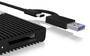 ICY BOX IB-CR404-C31 - CFast 2.0 - Black - 10000 Mbit/s - Aluminium - Power - Windows - macOS - ChromeOS