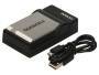 Duracell Digital Camera Battery Charger - USB - Canon NB-6L - Black - Indoor battery charger - 5 V - 5 V