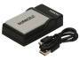 Duracell Digital Camera Battery Charger - USB - Canon NB-7L - Black - Indoor battery charger - 5 V - 5 V