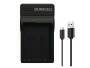 Duracell Digital Camera Battery Charger - USB - Nikon EN-EL14 - Black - Indoor battery charger - 5 V - 5 V