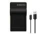 Duracell Digital Camera Battery Charger - USB - Panasonic DMW-BLE9 - BLG10 - BLH7E - Black - Indoor battery charger - 5 V - 5 V