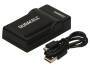 Duracell Digital Camera Battery Charger - USB - Sony NP-BX1 - Black - Indoor battery charger - 5 V - 5 V