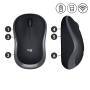 Logitech M 185 Cordless Notebook Mouse USB schwarz / grau Mäuse PC -kabellos-
