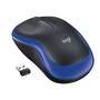 Logitech M 185 Cordless Notebook Mouse USB schwarz / blau Mäuse PC -kabellos-