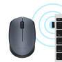 Logitech M170 Wireless Mouse grey Mäuse PC -kabellos-