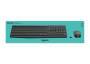 Logitech MK235 Wireless Keyboard + Mouse Tastaturen PC -kabellos-