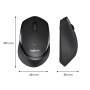 Logitech M330 Silent Plus - Right-hand - Mechanical - RF Wireless - 1000 DPI - Black