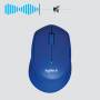 Logitech M330 Silent Plus blau Mäuse PC -kabellos-
