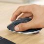 Logitech MK850 Performance - Full-size (100%) - Wireless - RF Wireless + Bluetooth - QWERTZ - Black - Mouse included