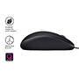 Logitech B110 Silent - Ambidextrous - Optical - USB Type-A - 1000 DPI - Black