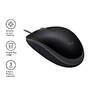 Logitech B110 Silent - Ambidextrous - Optical - USB Type-A - 1000 DPI - Black