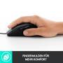Logitech Advanced Corded Mouse M500s - Right-hand - Optical - USB Type-A - 4000 DPI - Black