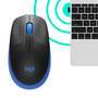 Logitech M190 blau kabellose Maus Mäuse PC -kabellos-