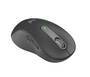 Logitech Signature M650 L Wireless Mouse - Left-hand - Optical - RF Wireless + Bluetooth - 2000 DPI - Graphite