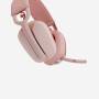 Logitech Zone Vibe 100 - Wireless - Calls/Music - 185 g - Headset - Pink