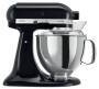 KitchenAid Artisan - 4.8 L - Black - Lever - 220 RPM - Beat - Knead - Mixing - 1.454 m