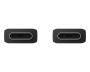 Samsung Mobilfunkzubehör Samsung Galaxy Cable USB Type C to USB-C 1.8m Black (EP-DX310JBEGEU)