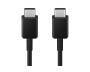Samsung Mobilfunkzubehör Samsung Galaxy Cable USB Type C to USB-C 1.8m Black (EP-DX310JBEGEU)