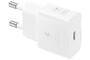 Samsung Mobilfunkzubehör Samsung Galaxy Power Adapter USB Type C 25W 1m White (EP-T2510XWEGEU)