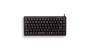 Cherry Slim Line Compact-Keyboard G84-4100 - Keyboard - Laser - 86 keys QWERTZ - Black
