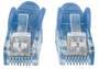 Intellinet Network Patch Cable - Cat6A - 7.5m - Blue - Copper - S/FTP - LSOH / LSZH - PVC - RJ45 - Gold Plated Contacts - Snagless - Booted - Polybag - 7.5 m - Cat6a - S/FTP (S-STP) - RJ-45 - RJ-45 - Blue