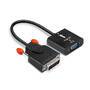 LINDY DVI-D auf VGA Adapter DVI-D St VGA-Buchse, max. 1200p (38189)