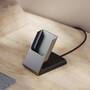 Alogic Ladegerät 15W 2in1 mit Halterung mag. Qi schwarz (MSCDD)