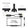 Club 3D Adapter HDMI> DisplayPort 1.2* - Adapter - Digital/Display/Video