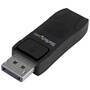 StarTech.com DisplayPort to HDMI Adapter - 4K 30Hz Compact DP 1.2 to HDMI 1.4 Video Converter - DP++ to HDMI Monitor/TV - Passive DP to HDMI Cable Adapter - Latching DP Connector - DisplayPort - HDMI - Black